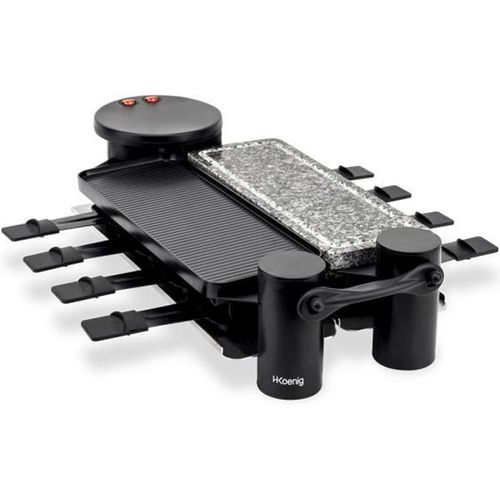 H.Koenig Rp360 Raclette 4 En 1  Convivial Design