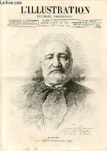 L'illustration Journal Universel N° 2293-Gravures : M. Alphand : Directeur Général Des Travaux De L'exposition Universelle - Au Bal De L'opéra - Au Cirque D'hiver : Le Bandit - M. Charles ...