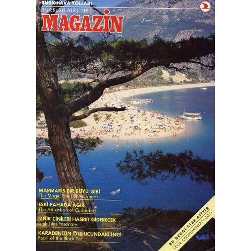 Turkish Airlines Magazine (Magazin), 9/89 (Contents: The Magic Spell Of Marmaris. The Attraction Of Curiosities. Iznik Tiles Fascinate. Pearl Of The Black Sea...)