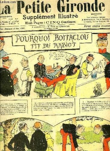 La Petite Gironde Supplement Illustre - 8eme Annee N° 47 Nov. 1905 -  Pourquoi Boitaclou Fit Du Rabiot - M.Pied Mystificateur - A Bon Chat Bon Rat Et Vice Versa - Quelques Maigres Notions De ...