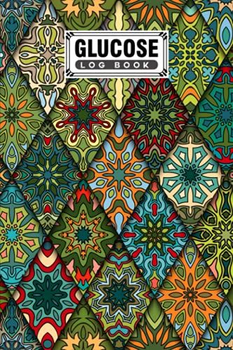 Glucose Log Book: Blood Sugar Log Book Mandalas Cover, Weekly Blood Sugar Diary, Daily Diabetic Glucose Tracker Journal Book | 120 Pages, Size 6" X 9" By Saskia Reich