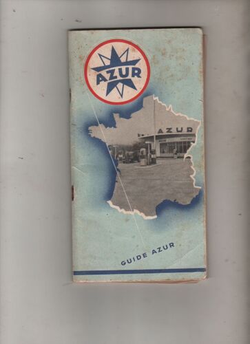 Guide Publicitaire Supercarburant , Huiles Azur