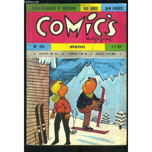 Comics Magazine N°114- 200 Blagues Et Dessins- 10 Jeux