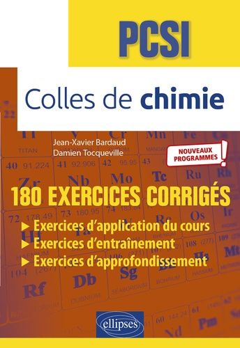 Colles De Chimie Pcsi - Edition 2021
