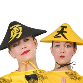 1 Chapeau De Chinois En Feutre