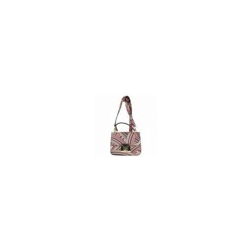 Petit sac cartable Ted Lapidus VT Foggia motif coloré Bordeaux - Rouge B
