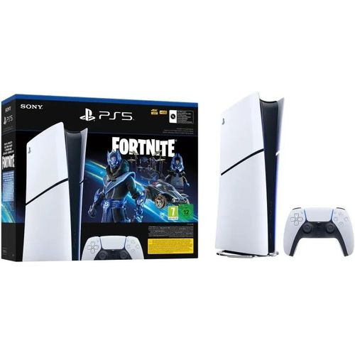 Pack Console Sony Playstation 5 Slim Édition Numérique Fortnite Cobalt Star