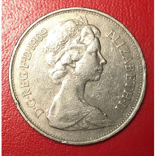 10 New Pence - Elizabeth Ii - 1969 - Royaume Uni