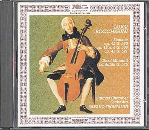 Sinfonie G508, G520 & G521, Cantabile G525 Orch. Dir. Frontalini