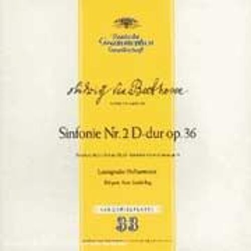 Beethoven : Concerto Pour Piano N° 3 - Symphonie N° 2 (Kurt Sanderling)