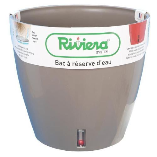 Riviera Pot Rond Eva New En Plastique - Ø 46 Cm - 49 L - Taupe