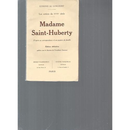 Madame Saint-Huberty