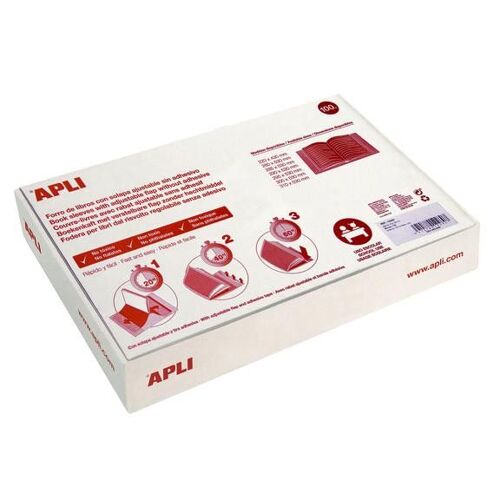 Couvre-Livres Avec Rabat Ajustable Pvc 290 Mm 100 U.