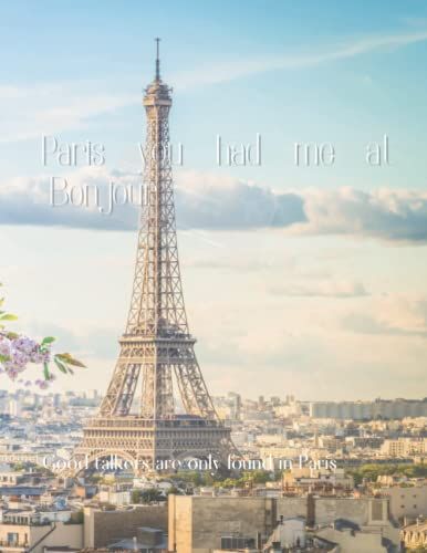 Vacation Notebook To Paris: 8.5×11 Inch Size Mate Notebook With Perfect 120 Lined Paper