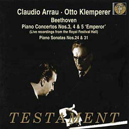 Concertos Pour Piano Et Orchestre No 3 En Ut Mineur Opus 37, No. 4 En Sol Majeur Opus 58 Et No. 5 En Mi Bémol Majeur Opus 73 "L'empereur", Sonates Pour Piano No. 24 En Fa Dièse Majeur Opus...