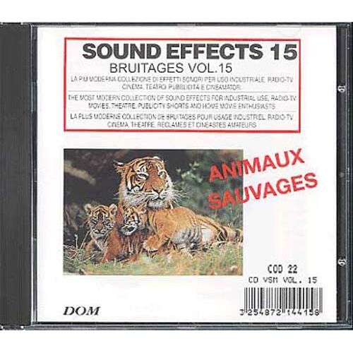Bruitages : Sound Effects Vol. 15 - Animaux Sauvages