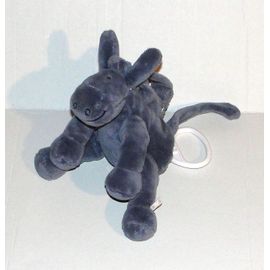 Peluche Ane Paco Musical Berceuse Noukies Bleu Petrole