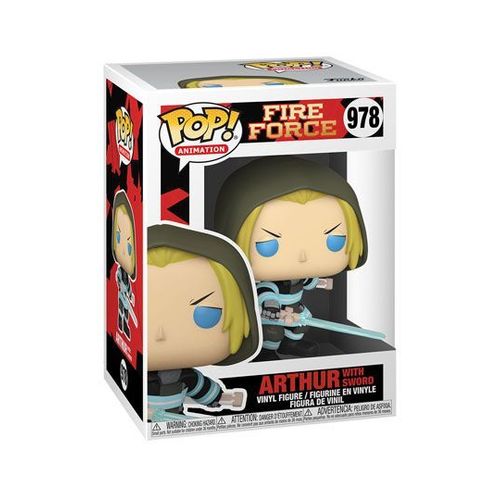 Fire Force Figurine Pop! Animation Vinyl Arthur W/Sword 9 Cm