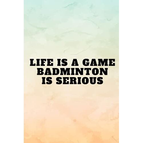 Getting Things Done Planner - I Love Badminton Game Quote Design Badminton