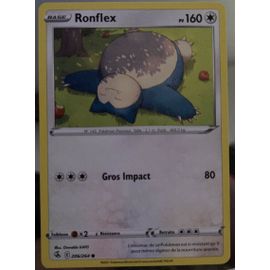 Carte Pokemon Ronflex 206 / 264 Épée Et Bouclier 8 Poing De Fusion