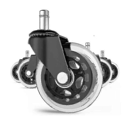 Office Owl Desk Chair Wheels Rollerblade Caster pour le remplacement universel de la roue de chaise prend en charge jusqu¿à 650 lb