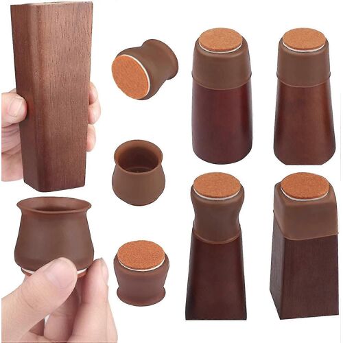 Silicone Chair Leg Caps 32 Pcs Protecteurs De Jambes De Chaise Pour Planchers De Bois Franc