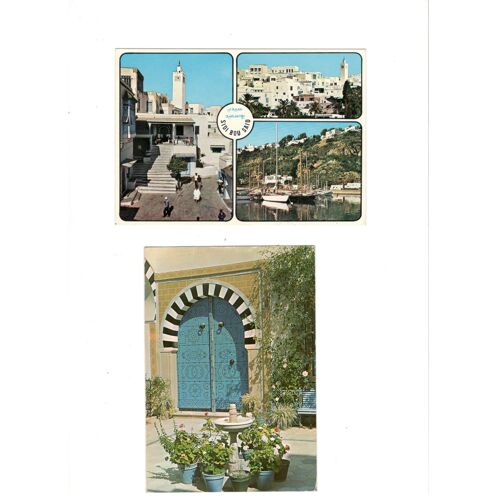 2 Cartes De Sidi Bou Said - Tunisie