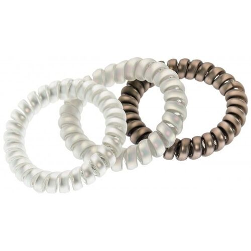 3 Élastiques Ressorts Blancs Et Noirs 