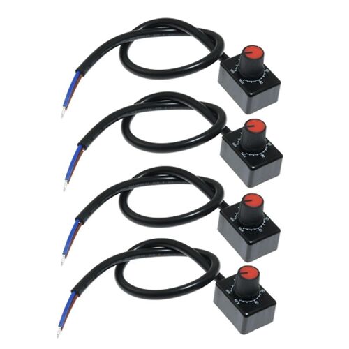 Dc 0/1-10v Bouton Led Dimmer, Gradateur Passif Basse Tension Pwm Dimming Pour 0-10v Ou 1-10v Dimmable Elect