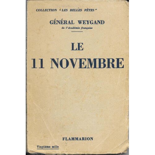Le 11 Novembre.