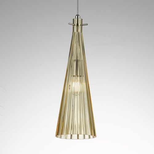 Suspension Costa Rica En Verre, Ambre