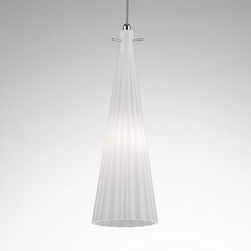 Suspension Costa Rica En Verre, Blanche