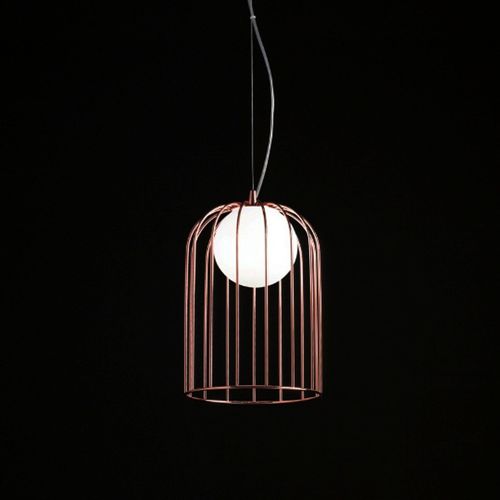 Petite Suspension Kluvi Avec Abat-Jour En Cuivre