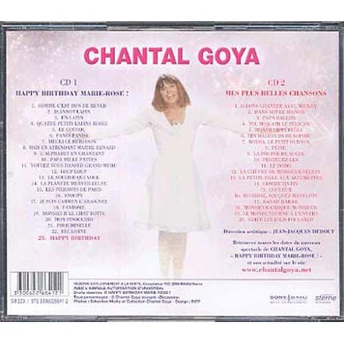Chantal Goya: "Happy Birthday Marie-Rose !" Et "Mes Plus Belles Chansons" [2cd]