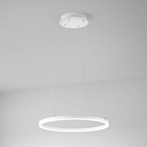 Suspension Led Giotto À 1 Lampe, Blanche