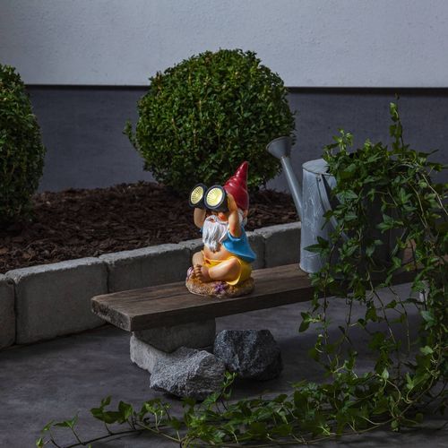 Lampe Solaire Led Gnomy Avec Jumelles