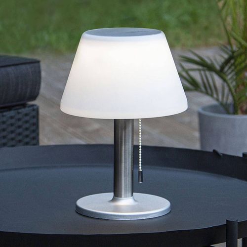 Lampe Table Solaire Led Solia Interrupteur Tirette