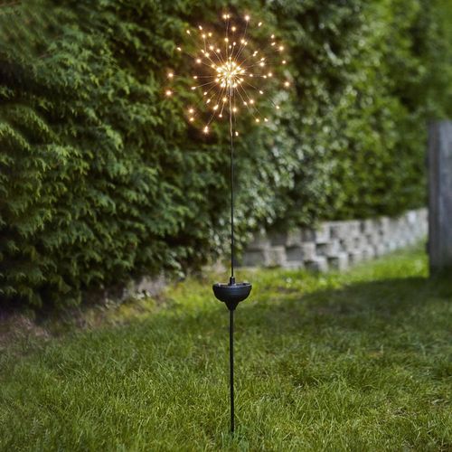 Lampe Solaire Led Firework Avec Piquet