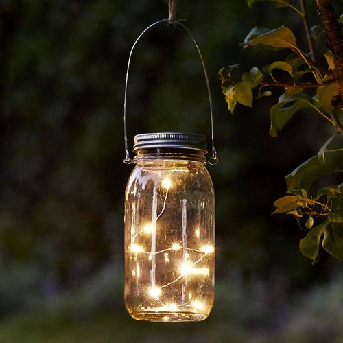 Belle Lampe Solaire Décorative En Verre Jamjar