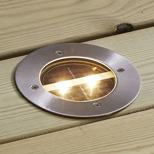 Lampe Encastrable Led Decklight Solaire Ronde