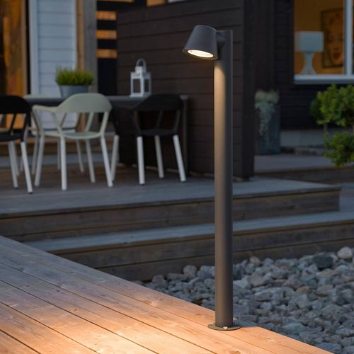 Borne Lumineuse Trieste En Aluminium, Anthracite