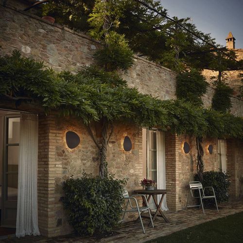 Bover Tria 04 Applique Extérieur Led Brun Graphite