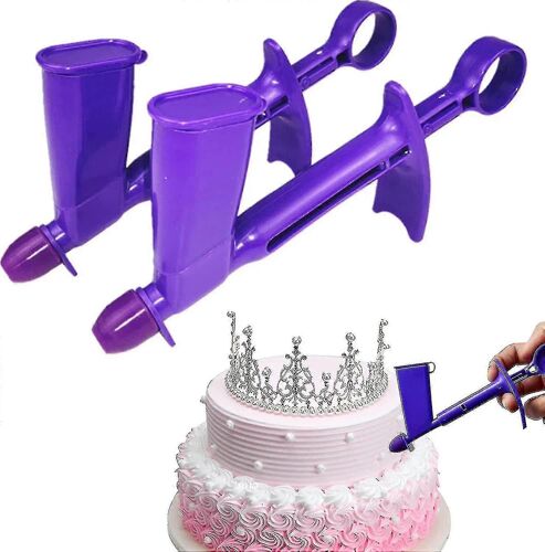 2 Pcs Plastic Bead Applicator Tool Sugar Balls Cake Decorating Roll-On Applicator