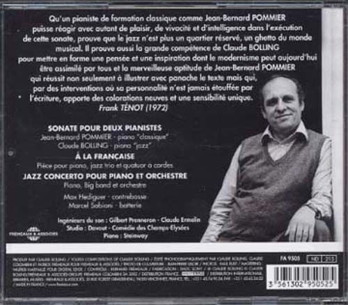 Sonate Pour 2 Pianistes, A La Francaise Bolling & Pommier, Piano