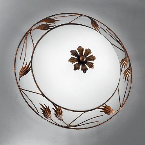 Plafonnier Arosa Au Style Rustique, 40 Cm