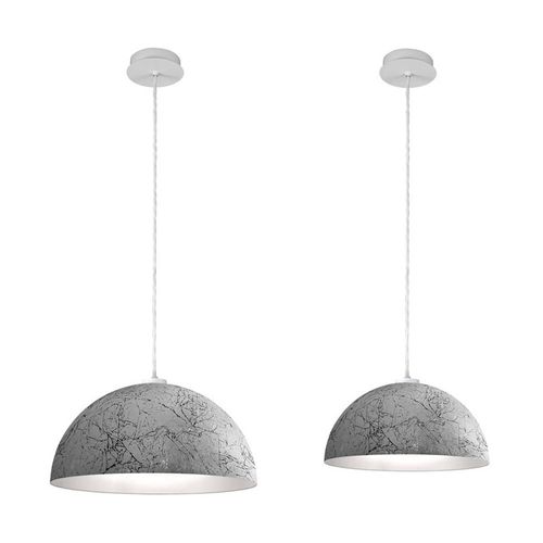 Suspension Cult Vintage, Argentée, Ø 40 Cm