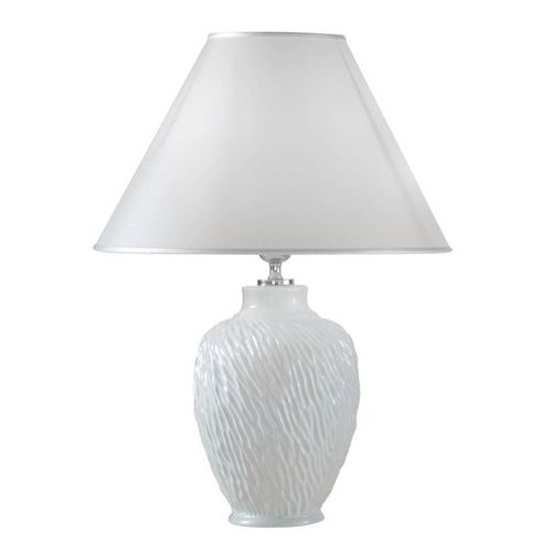 Lampe À Poser Chiara En Céramique, Blanc, Ø 30 Cm