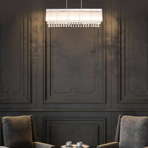 Suspension Led Sierra Avec Pendentif Cristal