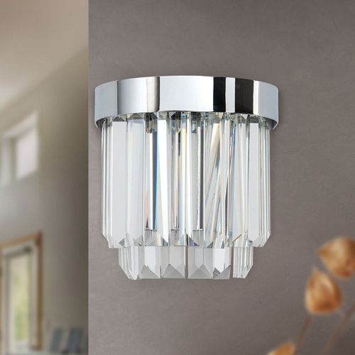 Applique Led Prism Uplight Et Downlight, Chromée