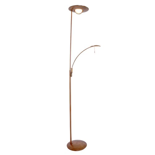 Lampadaire Led Zenith Couleur Bronze, Dimmable
